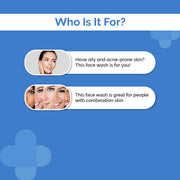 The Derma Co 1% Salicylic Acid Foaming Daily Face Wash with Salicylic Acid, Zinc PCA & PHA for Active Acne & clogged Pores - 100 ml Reduces Acne | Unclogs Pores