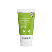 The Derma Co 1% Salicylic Acid Oil-Free Moisturizer For Face with Oat Extract | Fights Active Acne | Deeply Moisturizes | 50 g
