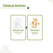 The Derma Co 1% Salicylic Acid Oil-Free Moisturizer For Face with Oat Extract | Fights Active Acne | Deeply Moisturizes | 50 g