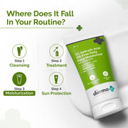 The Derma Co 1% Salicylic Acid Oil-Free Moisturizer For Face with Oat Extract | Fights Active Acne | Deeply Moisturizes | 50 g