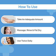 The Derma Co 2% Niacinamide Gentle Skin Cleanser for Sensitive, Dry, Normal Skin - 125 ml Non-Irritant | 100% Soap-Free | Non-Oil Stripping | Gently Cleanses Makeup