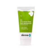 The Derma Co 5% Cica-Glow Daily Face Moisturizer with Alpha Arbutin & Tranexamic Acid | Makes Skin Glow | Evens Skin Tone | For All Skin Types | 50 g, Lotion
