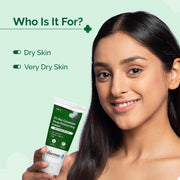 The Derma Co 5% Nia-Ceramide Deep Moisturizing Cream | 5% Niacinamide & Ceramide | 72hrs.Hydration | Urea, Lipids & Oat Extracts | Moisturizer for Dry to Very Dry Skin-100g