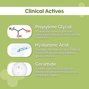 The Derma Co 5% Propylene Oil-Free Moisturizer with Propylene Glycol & Hyaluronic Acid | Upto 48 hours Hydration | Lightweight Formula | For Oily Skin | 100 g