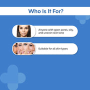 The Derma Co Pore Minimizing Clay Daily Face Wash with 1% Niacinamide & 2% PHA for Open Pores - 100 ml