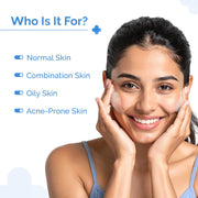 The Derma Co Sali-Cinamide Anti-Acne Face Wash with 2% Salicylic Acid & 2% Niacinamide - 80 ml | Clears Acne & Marks | Removes Excess Oil