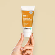The Derma Co Ultra Matte Sunscreen Gel with SPF 60|Prevents Sun Damage|For all skin type, 50 g