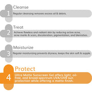 The Derma Co Ultra Matte Sunscreen Gel with SPF 60|Prevents Sun Damage|For all skin type, 50 g