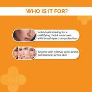 The Derma Co Ultra Matte Sunscreen Gel with SPF 60|Prevents Sun Damage|For all skin type, 50 g