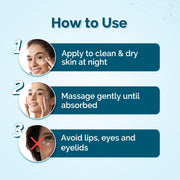 The Derma Co x Dr.V Skin Renew Peptide Retinol Serum-Cream with Peptide & Retinol - 30 ml | 1% vv | Boosts Collagen | Brightens, Renews Skin to Give a Youthful Glow | Reduces Blemishes & Dark Spots