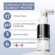 ThriveCo Hair Growth Serum 2.0 Spray | Backed by British Medical Research | Clinically Proven to Reduce Hair Fall & Boost Hair Growth | Powered by Redensyl, Procapil & Anagain | Regendil ® | Lightweight, Non-Sticky | For Men & Women – 50 ml