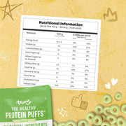 Troovy Healthy High Protein Puffs | Pudina Flavoured | No Palm Oil, Cholesterol or Trans Fats, No Junk & Chemicals | Made with Multiple Millets, Grains and Dal (80gm(Pack of 3))