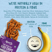 Troovy Healthy Masala Ragi Chips | Tasty & High Protein Snacks | 30% Of Protein Needs | No Palm Oil, Cholesterol or Trans Fats | No Junk & Chemicals | 70g (Pack of 3)