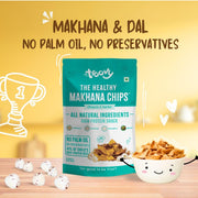 Troovy Makhana Chips | Tasty & High Protein Snacks | 30% Of Protein Needs | No Palm Oil, Cholesterol or Trans Fats | No Junk & Chemicals | 60g (Pack of 3)
