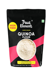 True Elements Quinoa Flour, High Fibre Super Grain, Naturally Gluten Free, 500g, High in Dietary Fibre, Whole Grain Certified