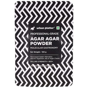 Urban Platter Agar Agar Powder, 100g (Superior Gelling Strength | Plant-Based Gelatin Alternative | Jellies, Desserts, Molecular Gastronomy)