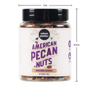 Urban Platter American Pecan Nuts, 100g (Rich in Protein and Fibre; Ideal for Snacking and Baking)