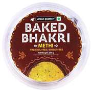 Urban Platter Baked Methi Bhakri, 200g (Wheat Free, Traditional Gujarati Snack)