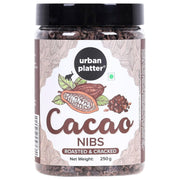 Urban Platter Cacao Nibs, 250g (Roasted & Cracked | Unsweetened | 100% Cacao Bean Bits | Aromatic & Crunchy | Antioxidant-Rich Superfood | Product of South India)