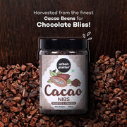 Urban Platter Cacao Nibs, 250g (Roasted & Cracked | Unsweetened | 100% Cacao Bean Bits | Aromatic & Crunchy | Antioxidant-Rich Superfood | Product of South India)