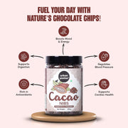 Urban Platter Cacao Nibs, 250g (Roasted & Cracked | Unsweetened | 100% Cacao Bean Bits | Aromatic & Crunchy | Antioxidant-Rich Superfood | Product of South India)
