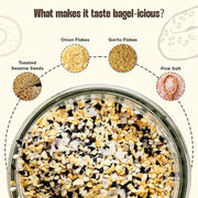 Urban Platter Everything Bagel Seasoning, 100g (Classic American Seasoning Blend with Onion Flakes, Garlic, Sesame Seeds and Pink Salt | Season toasts, breads and salads)