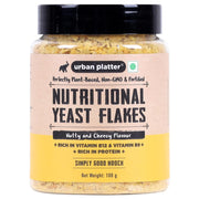 Urban Platter Nutritional Yeast Flakes, 100g (Rich in Vitamin B12 | Gluten-Free | Perfectly Plant-Based Nutty and Cheesy Nooch | Savoury Seasoning)