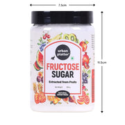 Urban Platter Pure Fructose Sugar, 400g / 14.11oz [Fruit-Based, Finely Granulated & Free-Flowing Sugar]