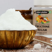 Urban Platter Pure Fructose Sugar, 400g / 14.11oz [Fruit-Based, Finely Granulated & Free-Flowing Sugar]