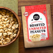 Urban Platter Roasted Unsalted Peanuts, 1kg (Skin Removed | Vacuum Packed | Product of Bharuch)