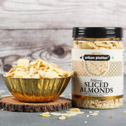 Urban Platter Sliced Blanched Almonds, 200g (Without Skin | Thinly Sliced | Perfect for Baking, Toppings, Snacking)