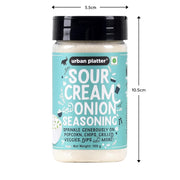 Urban Platter Sour Cream and Onion Seasoning, Perfect for Pop Corn, Pasta, Fries, Dairy-Free, 100 g