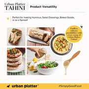 Urban Platter Tahini Paste, 500g (Smooth & Creamy White Sesame Tahina | Ideal for Hummus & Shawarma Sauce)