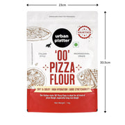 Urban Platter '00' Pizza Flour, 1kg (Superfine Durum Wheat for Soft & Stretchy Dough | Professional-Grade | Maida-Free | Perfect for Homemade Pizza)