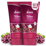 Vcare Red Wine Face Wash Suitable for All Skin Types