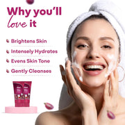 Vcare Red Wine Face Wash Suitable for All Skin Types
