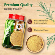 Amazon Brand - Vedaka Cane Jaggery Powder | 1 Kg | Jar | Natural Sweetener | No Added Sugar | No Artificial Colours & Preservatives