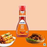 Veeba Sweet Chilli Hot Sauce (350G) I No Artificial Flavour I Zero Fat I Vegan I Gluten Free