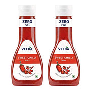 Veeba Sweet Chilli Hot Sauce (350G) I No Artificial Flavour I Zero Fat I Vegan I Gluten Free