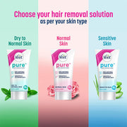 Veet Pure Hair Removal Cream for Women For Normal Skin - 50g