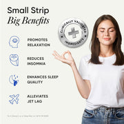Wellbeing Nutrition Melts Restful Sleep Aid | Plant-Based Melatonin 10mg for Better Sleep with Chamomile, Tagara, L-Theanine | Non-Addictive Sleep-Aid, Safe, Natural, 30 Oral Strips