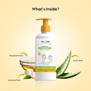Yellow Hydrate Fun Body Lotion & Curly Hair Shampoo Combo For Kids - Toasted Vanilla