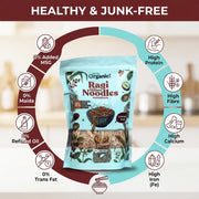 Oh so Organic Healthy Combo – Gluten Free Chickpea Pasta & Ragi Millet Noodles (150g Each) | High Protein & High Fiber | No Maida | Nutritious Daily Meal