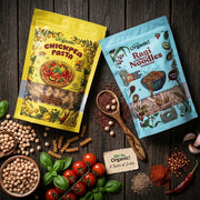 Oh so Organic Healthy Combo – Gluten Free Chickpea Pasta & Ragi Millet Noodles (150g Each) | High Protein & High Fiber | No Maida | Nutritious Daily Meal