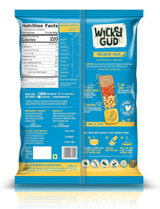 WickedGud 2X Fiber Macaroni Pasta | No Maida | Durum Wheat Semolina | Brown Rice | Red Lentils | Healthy Diet Pasta - 400gm