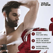 Wild Stone Ultra Sensual Long Lasting Body Deodorant Spray For Men