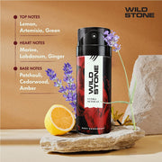 Wild Stone Ultra Sensual, Red and Legend Deodorants Body Spray for Men