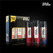 Wild Stone Ultra Sensual, Red and Legend Deodorants Body Spray for Men