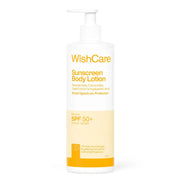 WishCare Sunscreen Body Lotion with SPF 50 PA+++ | Body Sunscreen With Broad Spectrum UVA & UVB Protection, No White Cast | With Carrot Seed & Raspberry | For All Skin Types | For Women & Men | 200ml