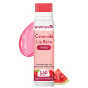 WishCare Tinted Lip Balm with SPF 50 PA+++ - Brightening Lip Balm for Dark Lips